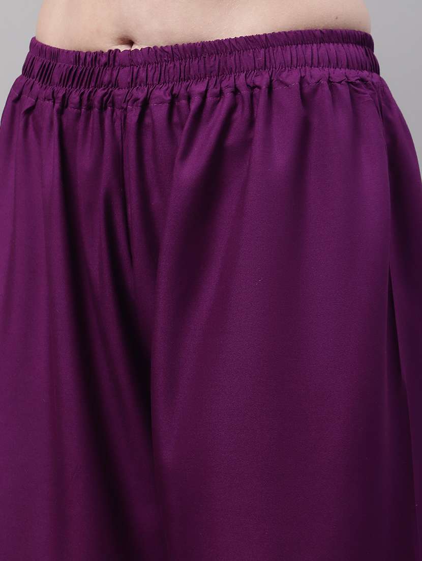 pack of 2 solid palazzo - 18566662 -  Standard Image - 4