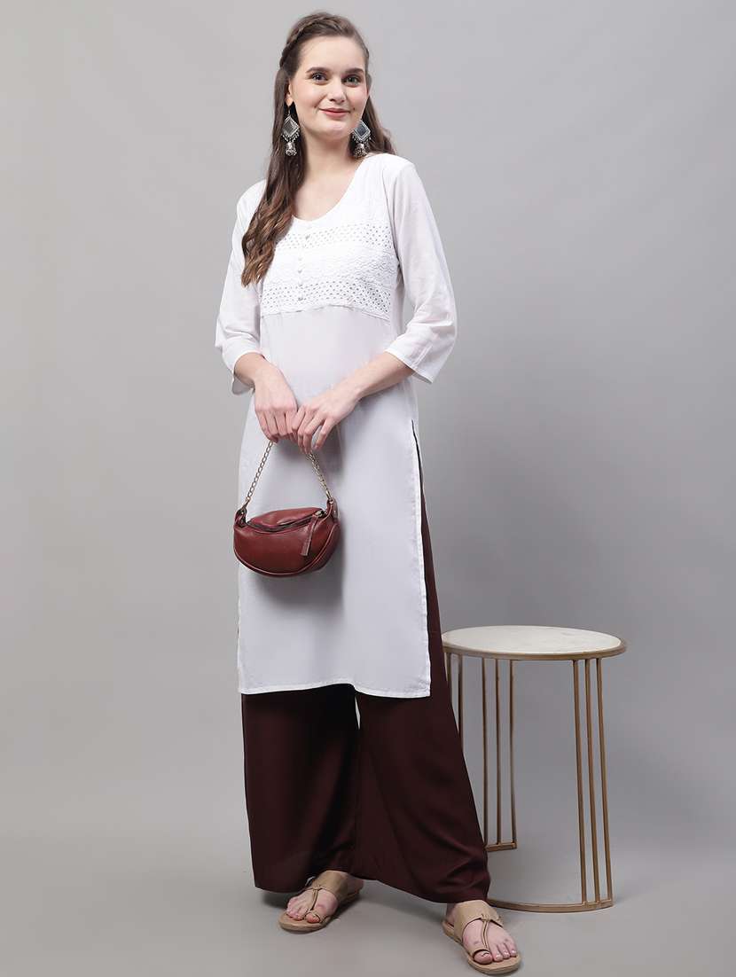 pack of 2 solid palazzos - 18566677 -  Standard Image - 6