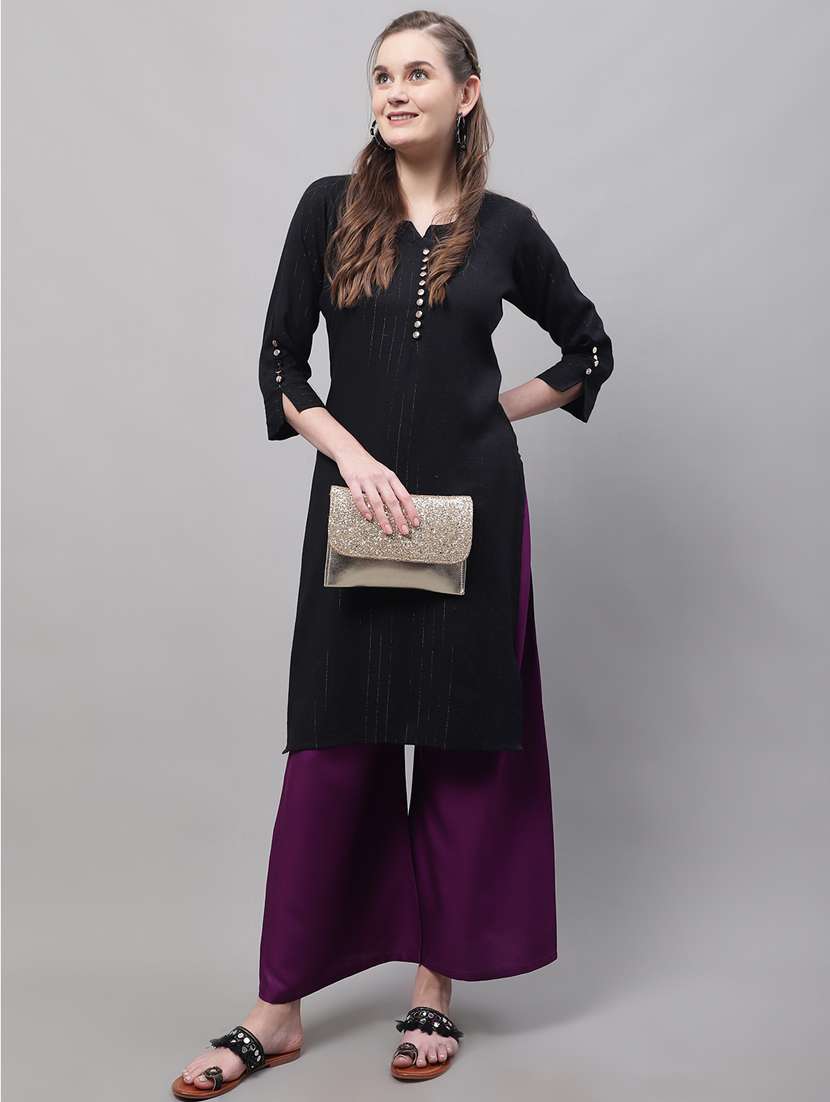 pack of 2 solid palazzos - 18566678 -  Standard Image - 6