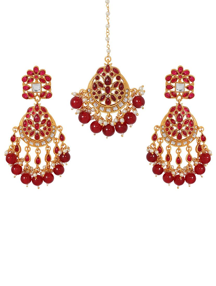 gold plated necklace set - 18566774 - Standard Image - 4