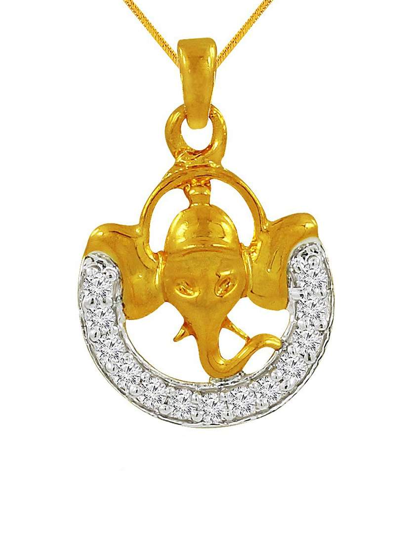 gold plated pendant - 18566813 -  Standard Image - 1