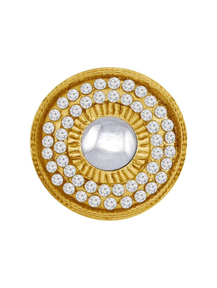 gold plated hand ring - 18566907 -  Standard Image - 1