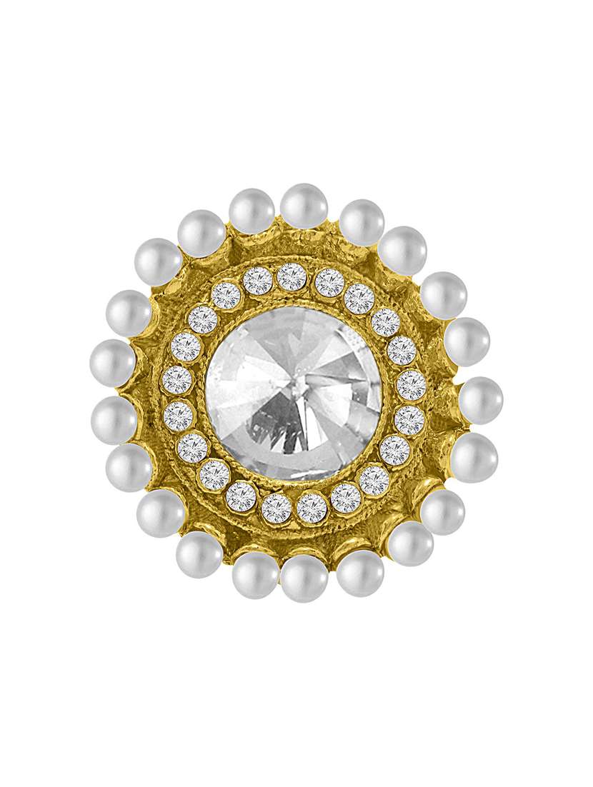 gold plated hand ring - 18566908 - Standard Image - 1