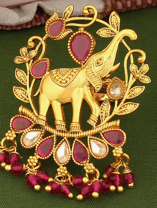 gold plated hand ring - 18566923 - Standard Image - 0