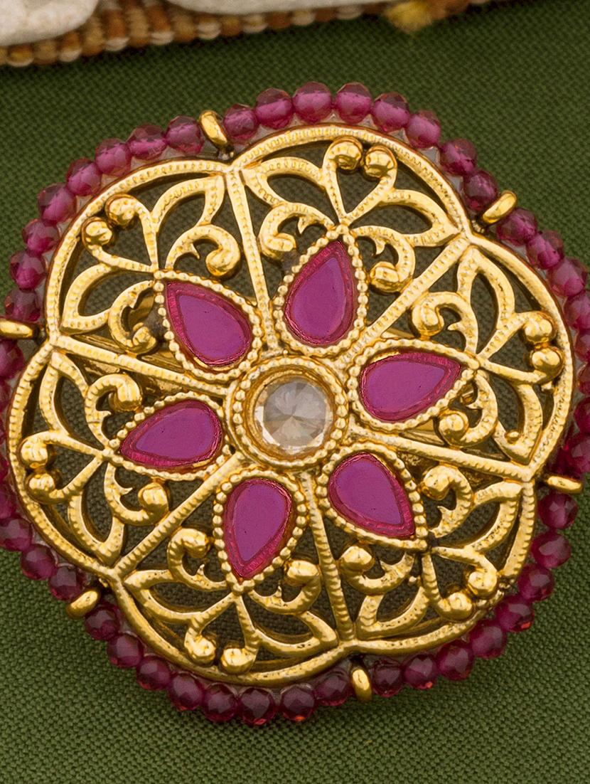gold plated hand ring - 18566928 - Zoom Image - 0