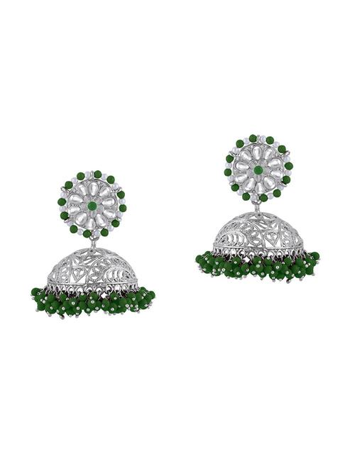 silver plated earring - 18567154 -  Standard Image - 0