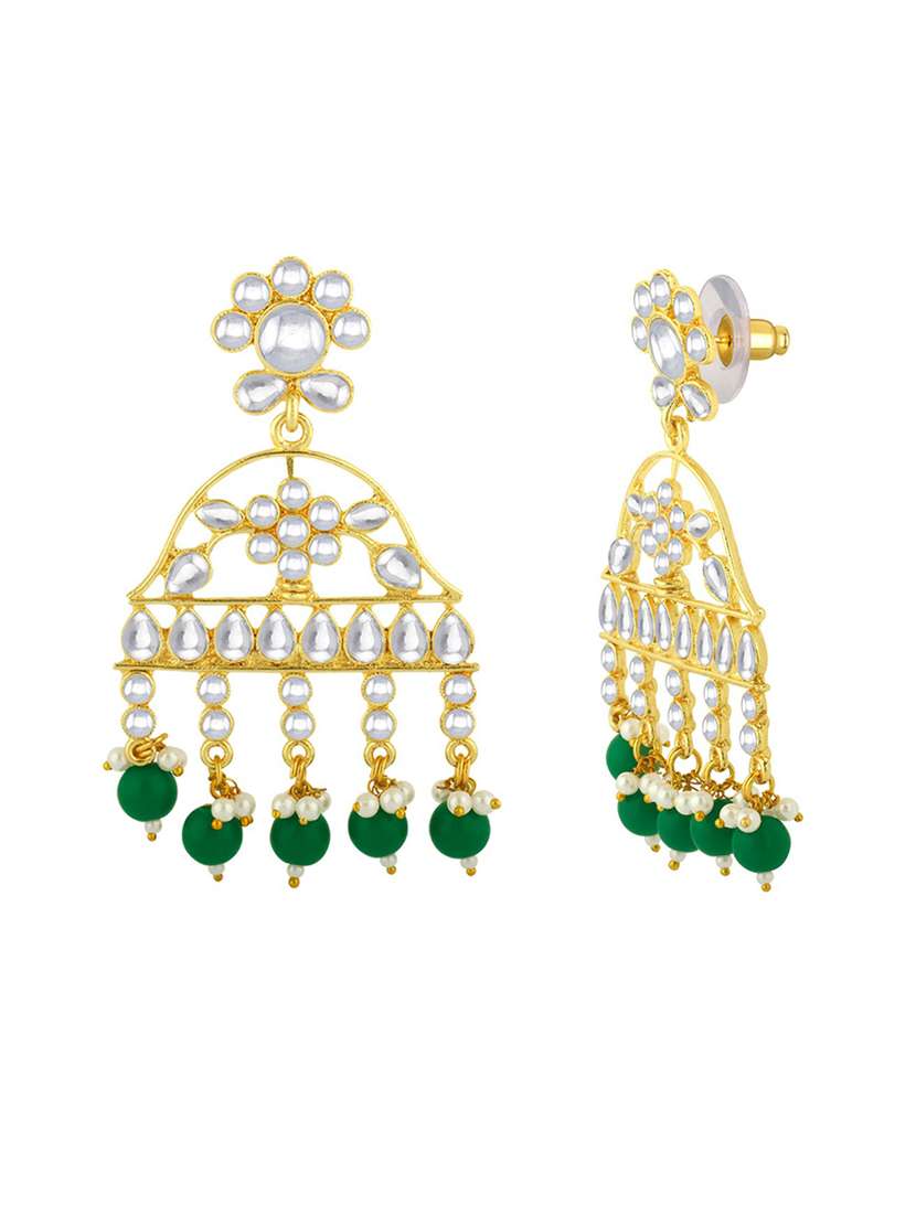 gold plated earring - 18567167 -  Standard Image - 1