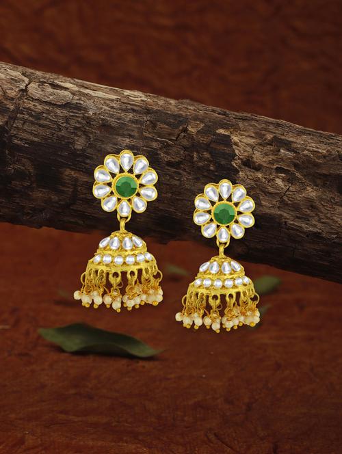 gold plated earring - 18567179 - Standard Image - 0