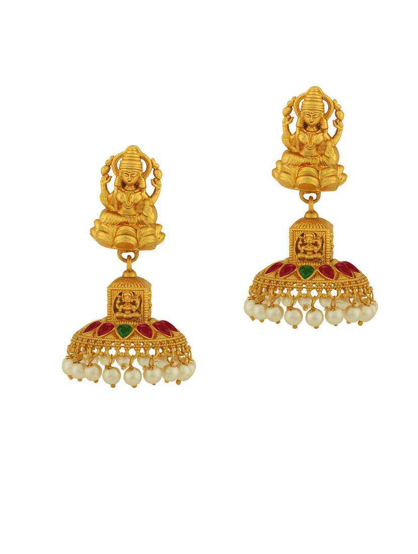 gold plated earring - 18567181 - Standard Image - 1
