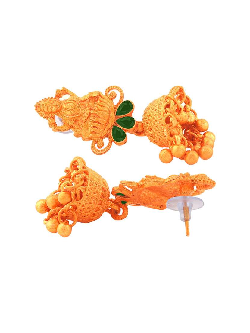 gold plated earring - 18567193 -  Standard Image - 1