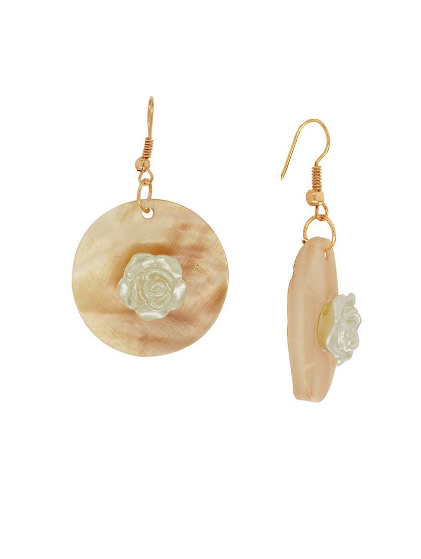 gold ceramic drop earring - 18567223 -  Standard Image - 1