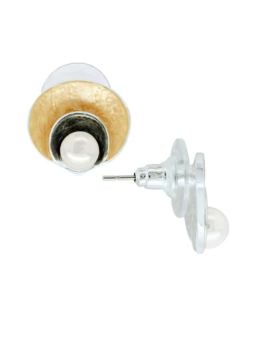 multi colored metal studs earring - 18567228 -  Standard Image - 1