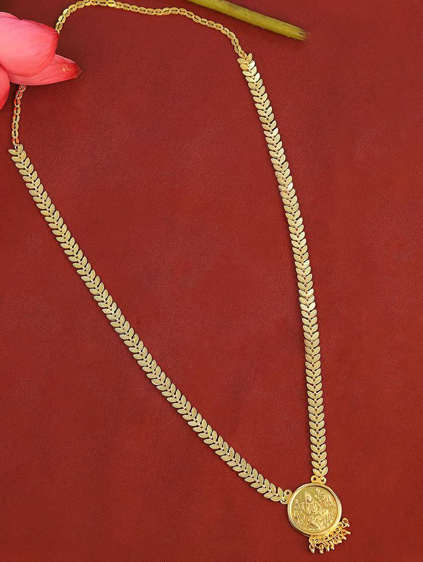 gold metal  necklace