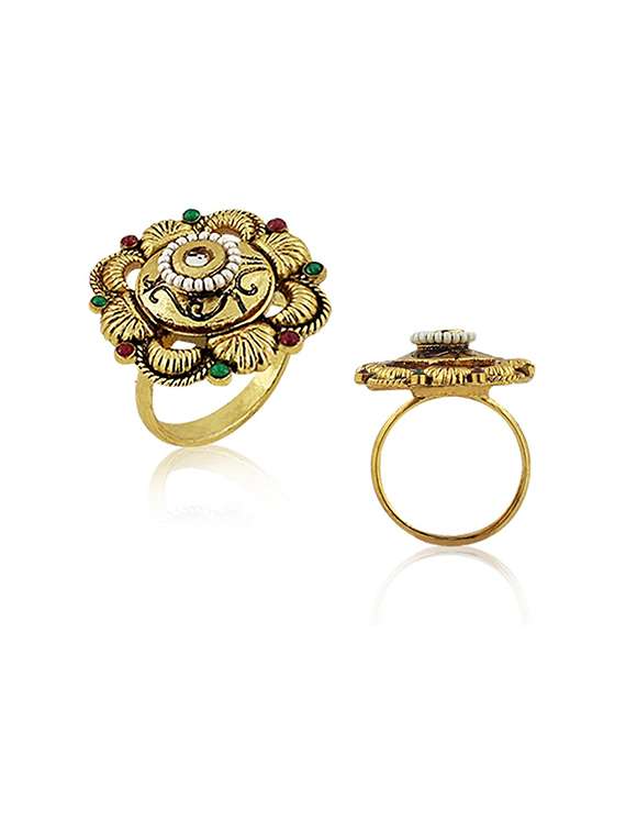 multi colored hand ring - 18567423 - Standard Image - 1