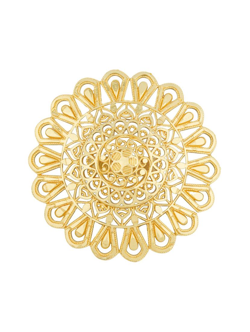 gold metal finger ring - 18567429 - Standard Image - 4