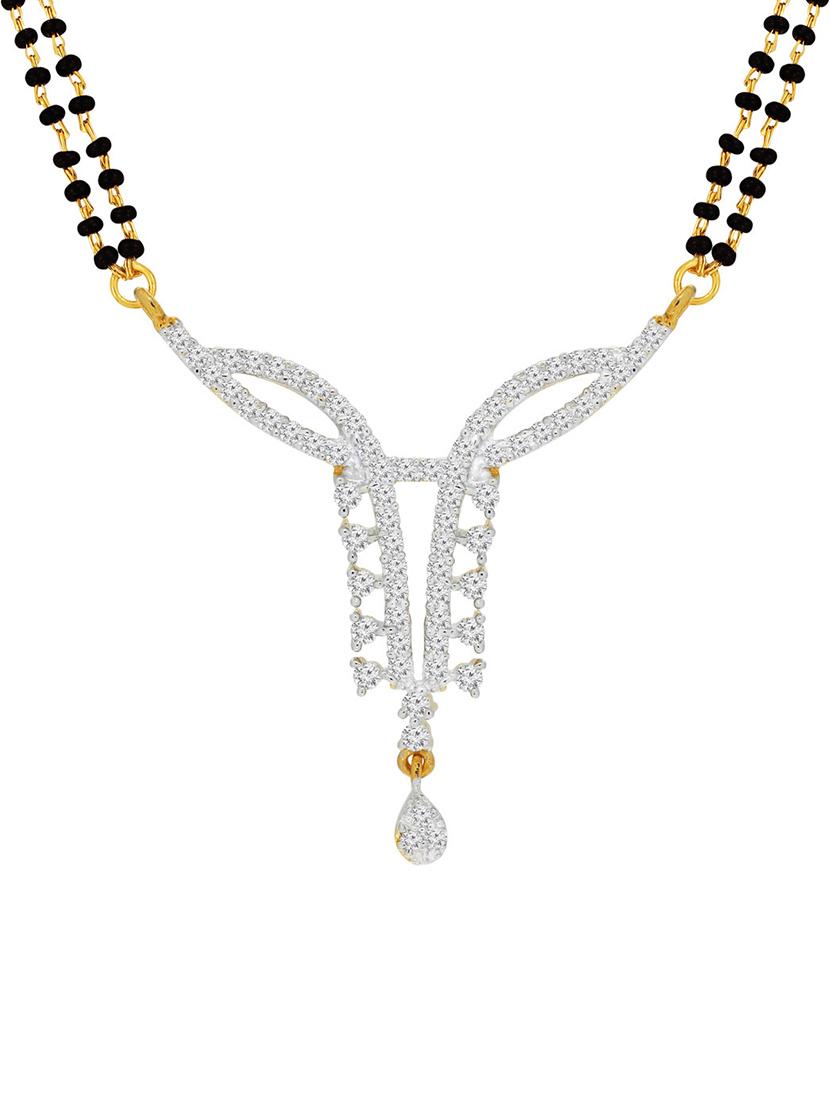 mangalsutra and earrings set - 18567432 -  Zoom Image - 0