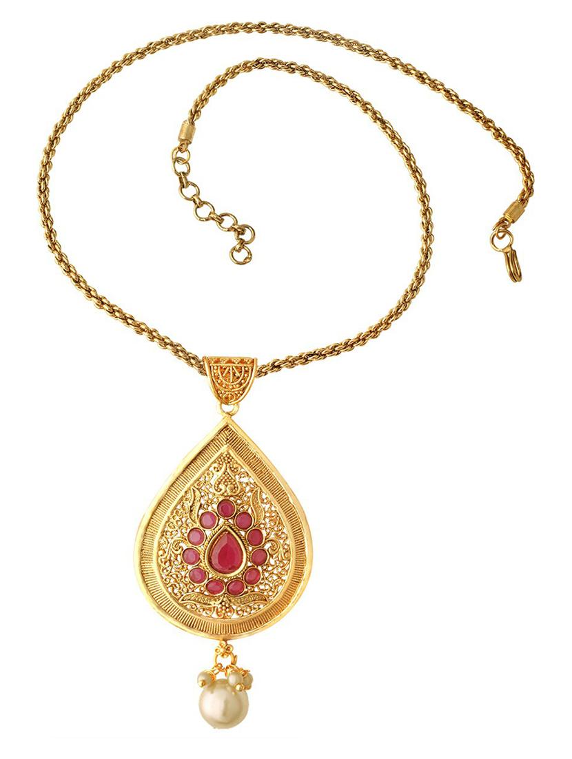 gold plated necklace earing set  - 18567625 -  Standard Image - 1