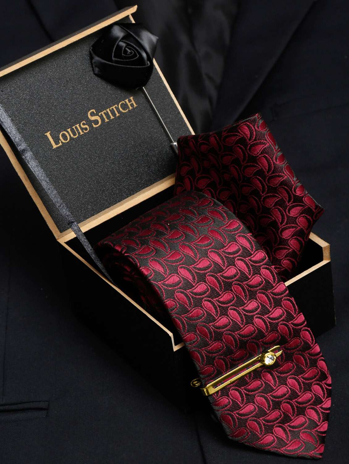 self design tie combo set 