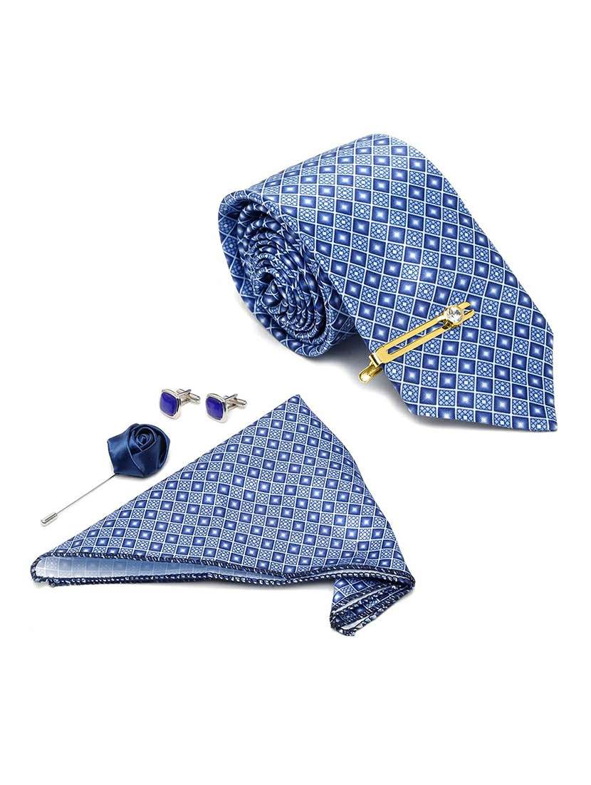 blue tie combo gift set