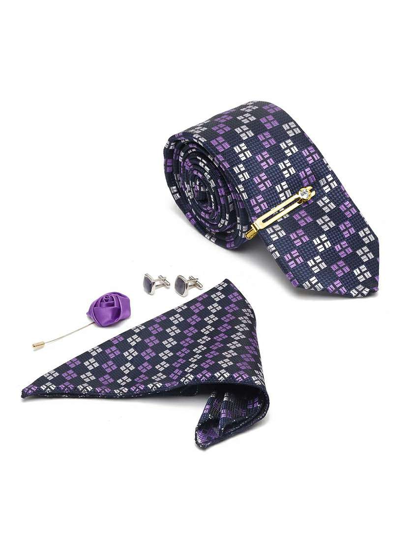 purple tie combo gift set