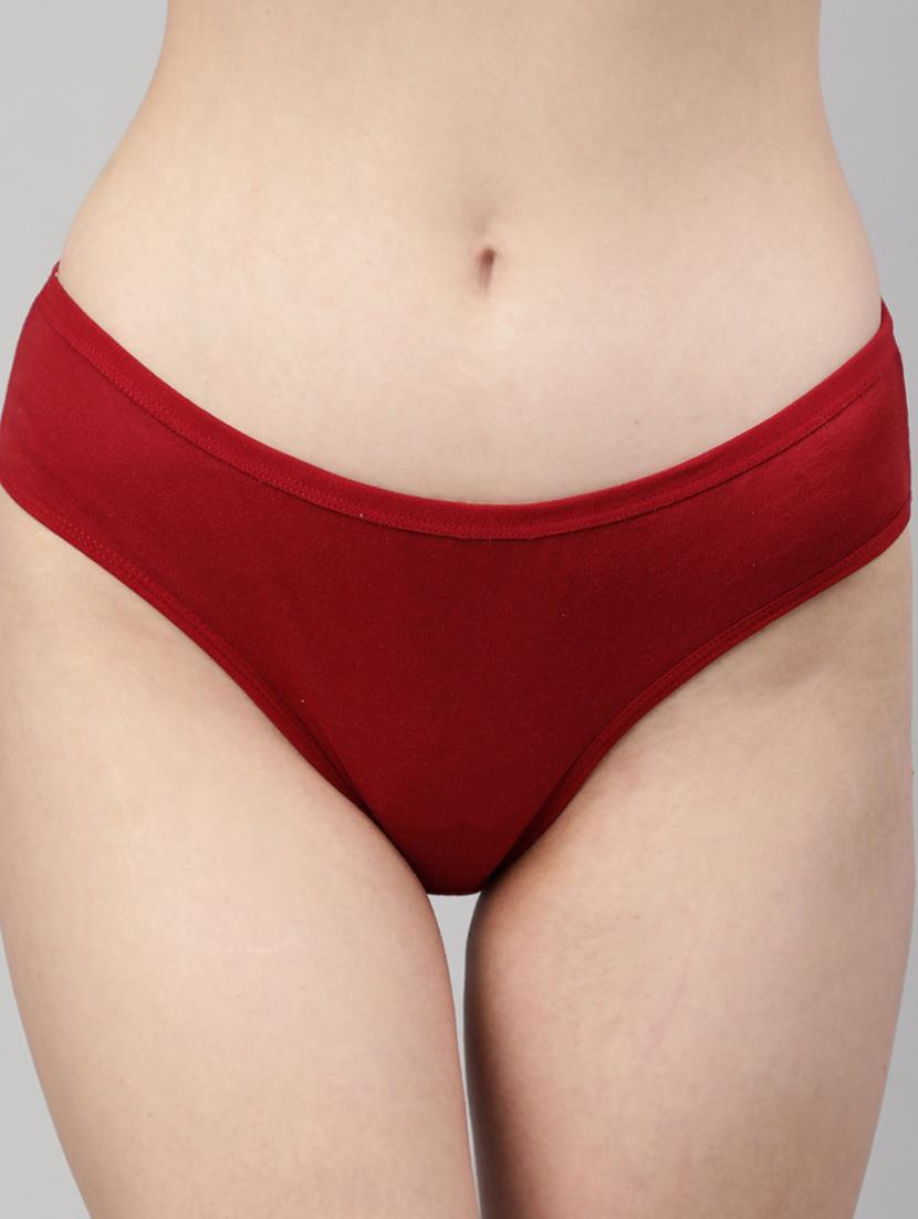 red solid bikini panty - 18569298 -  Standard Image - 1
