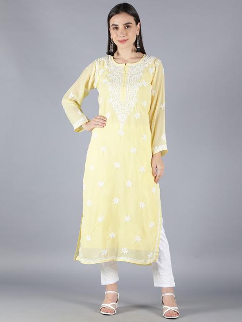 women's straight kurta - 18570798 -  Standard Image - 0