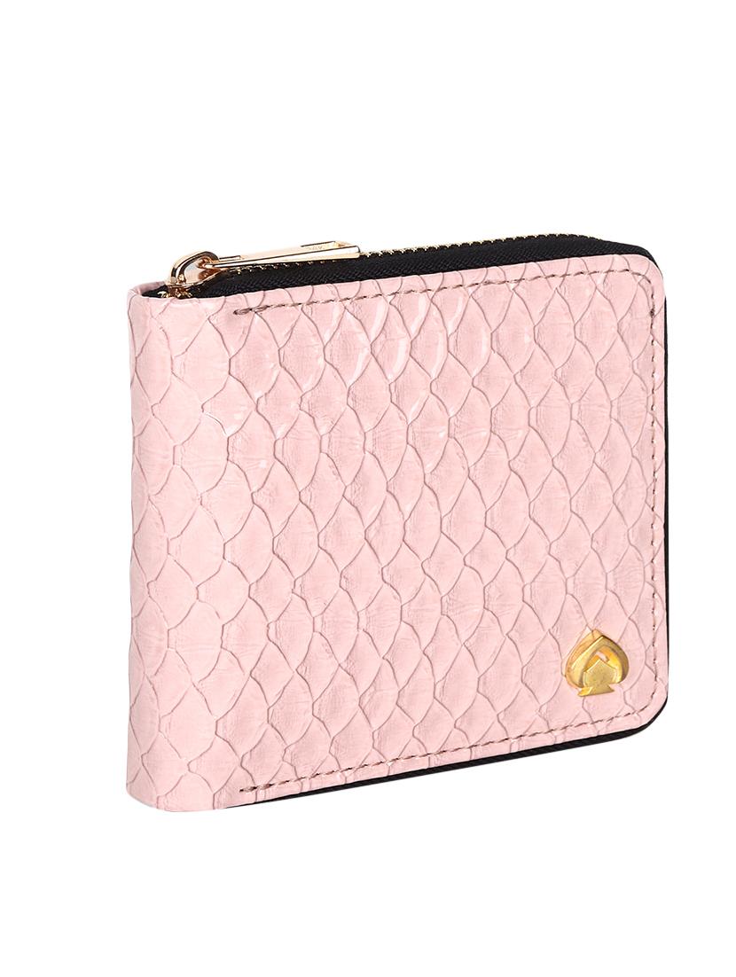 pink textured wallet - 18570827 - Standard Image - 1