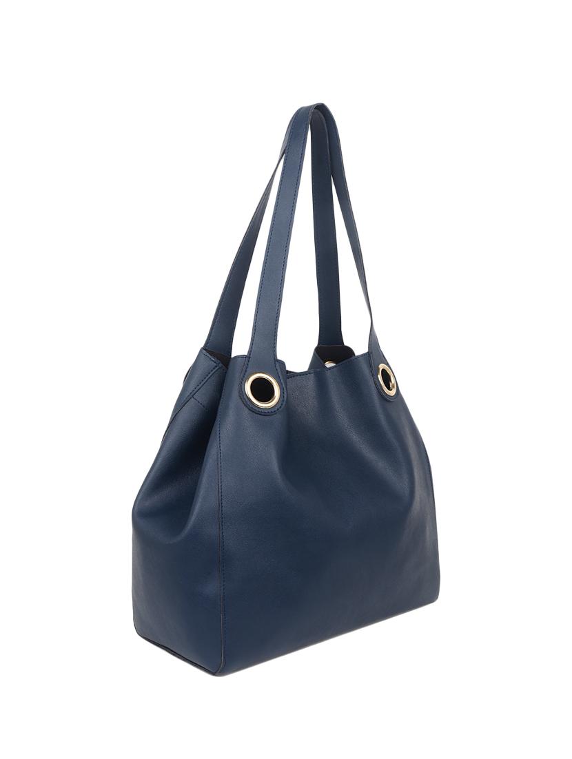 navy blue solid tote bag combo - 18570844 - Standard Image - 1