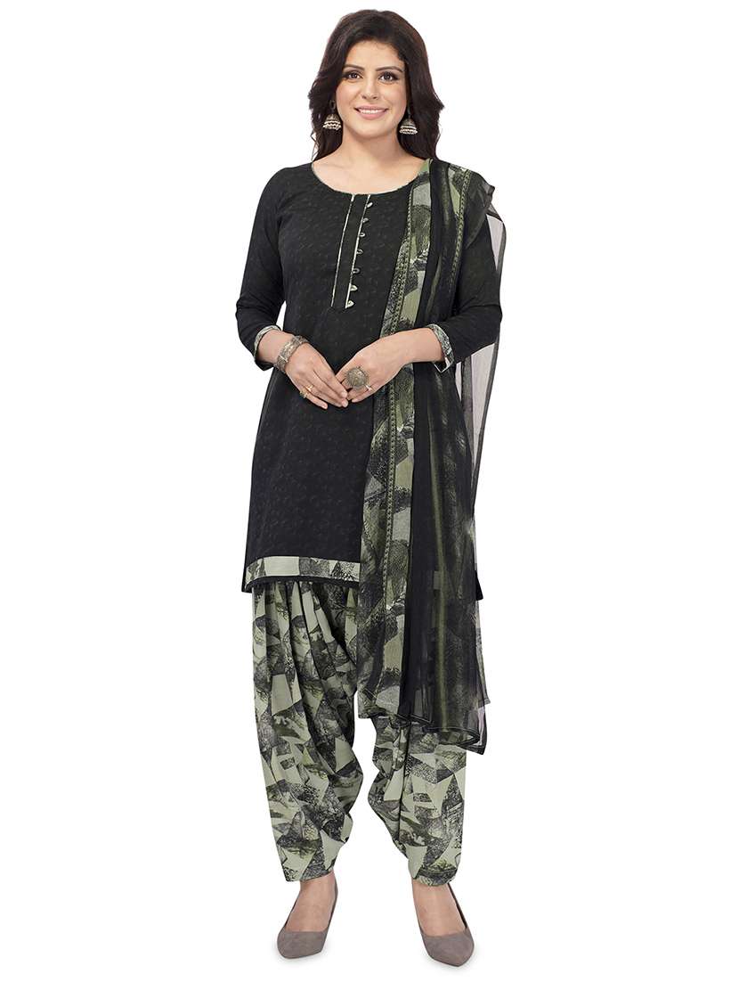 printed unstitched suit set