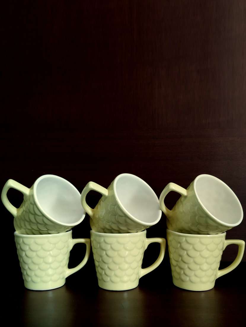 set of 6 designer cup set 