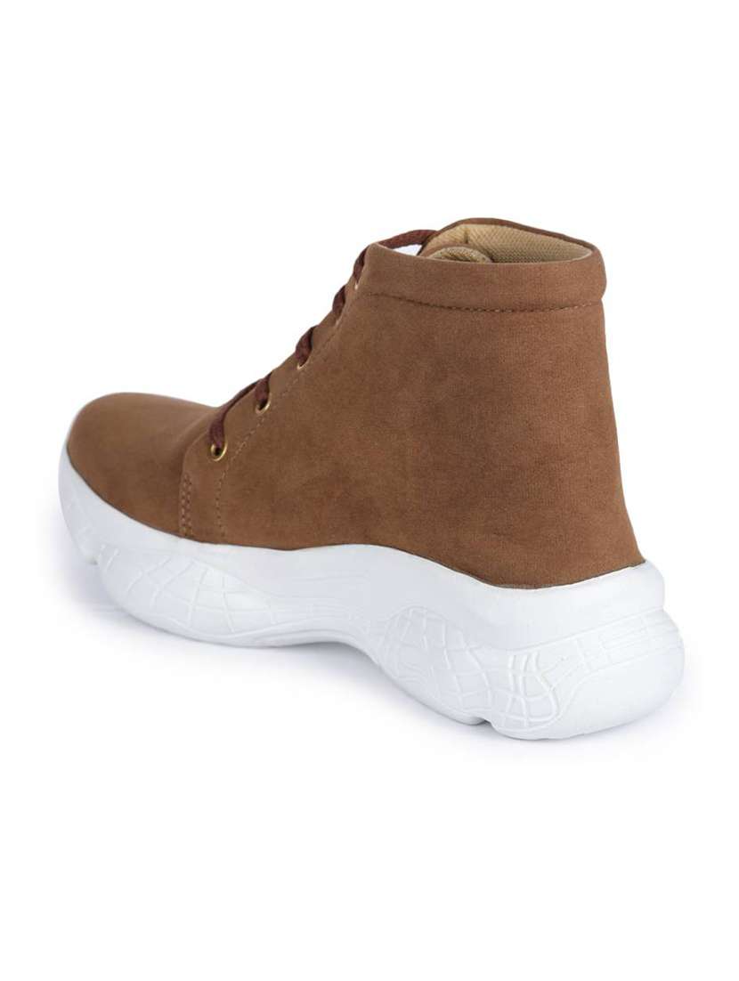 women brown lace-up casual shoe - 18573102 - Standard Image - 1