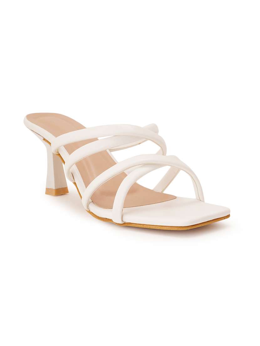 women solid slip on sandal