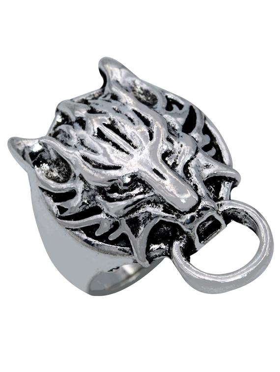 silver brass finger ring - 18573252 - Standard Image - 1