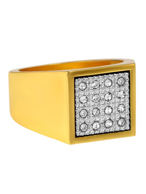 gold brass finger ring - 18573253 - Zoom Image - 0