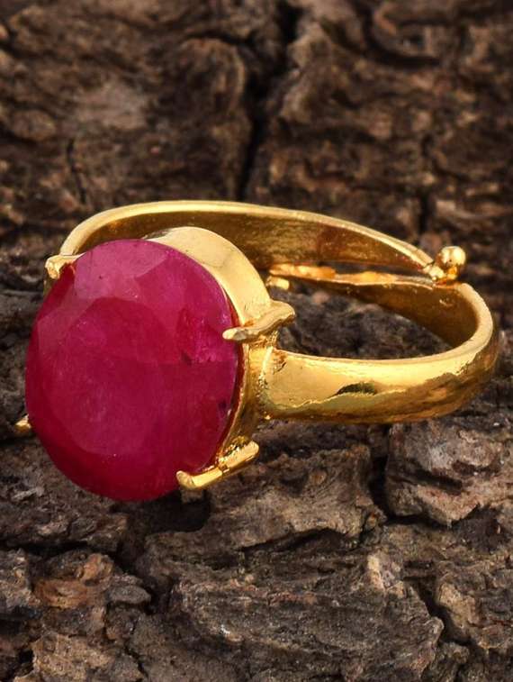 gold brass finger  ring