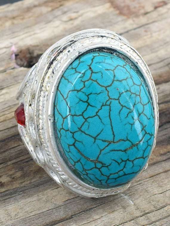 white brass finger  ring