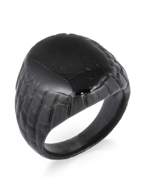 black brass finger ring - 18573280 - Standard Image - 1