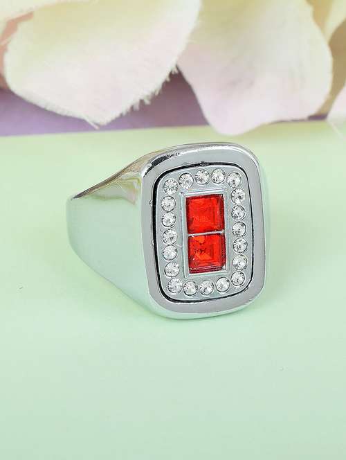 silver brass finger  ring - 18573305 -  Standard Image - 0