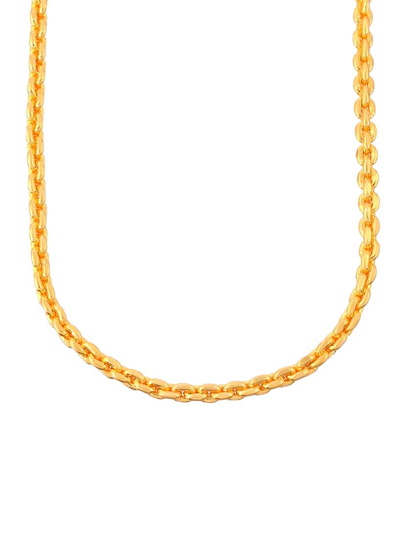 gold plated chain necklace - 18573361 -  Standard Image - 1