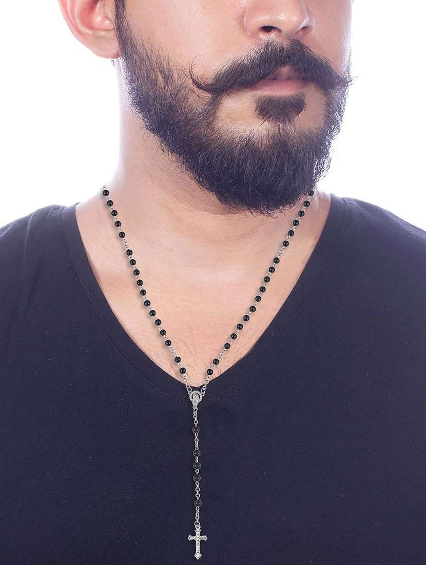 black brass long necklace - 18573444 -  Standard Image - 1