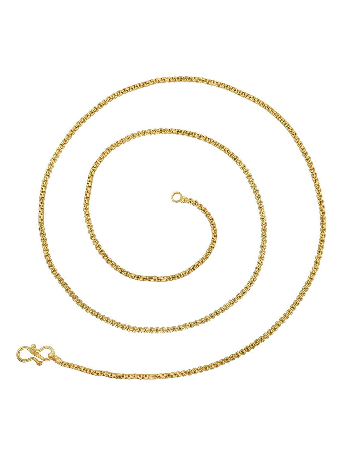 gold plated chain necklace  - 18573447 -  Standard Image - 1