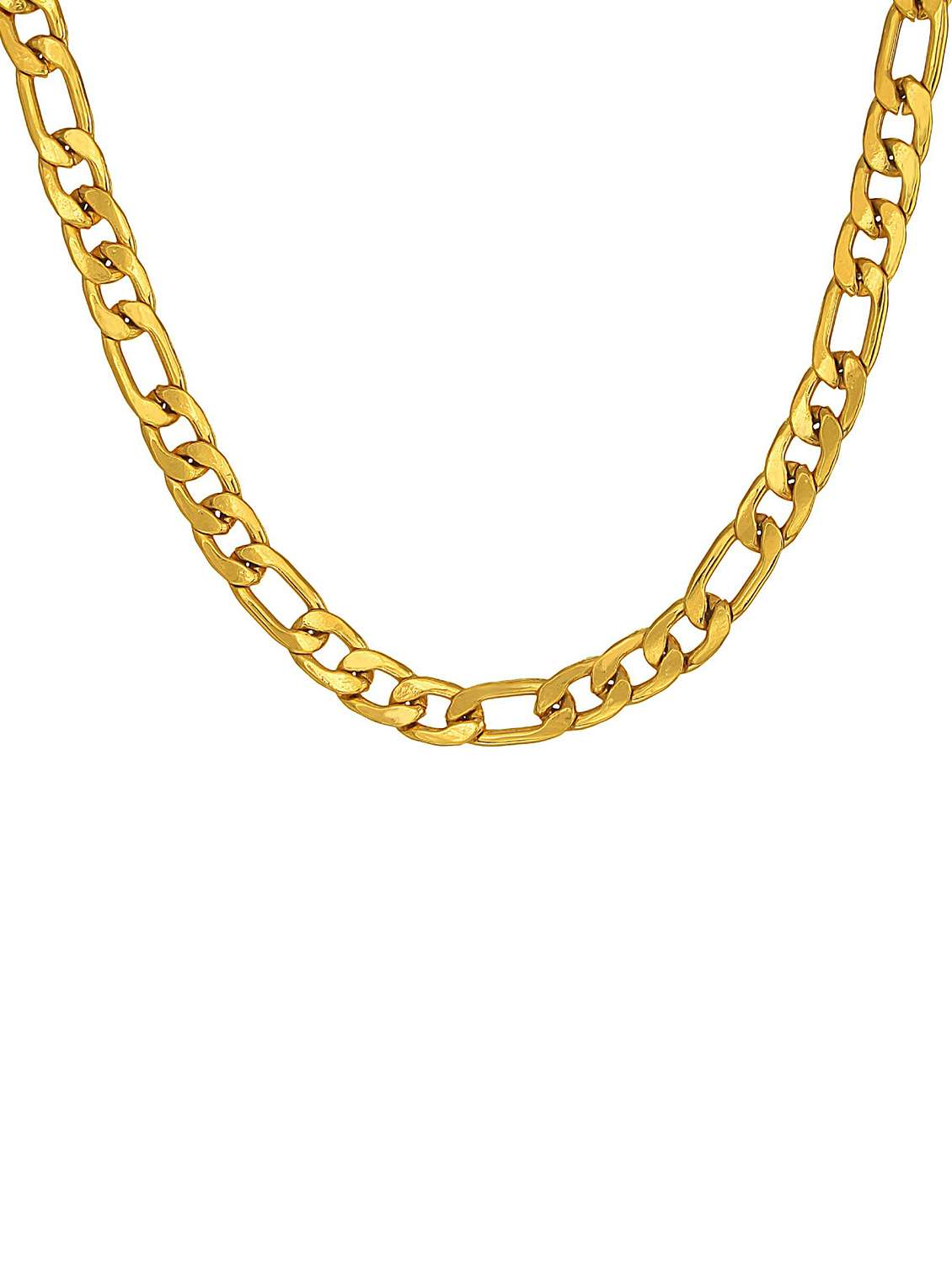 gold plated chain necklace  - 18573476 -  Standard Image - 1