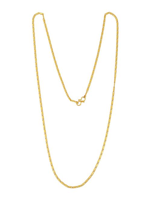 gold brass long necklace - 18573504 - Standard Image - 0