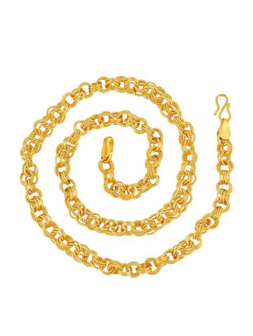 gold plated necklace chain  - 18573530 -  Standard Image - 0