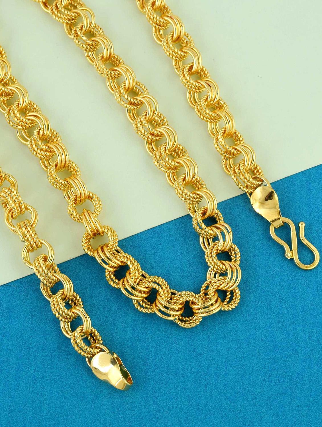 gold plated necklace chain - 18573530 - Standard Image - 1