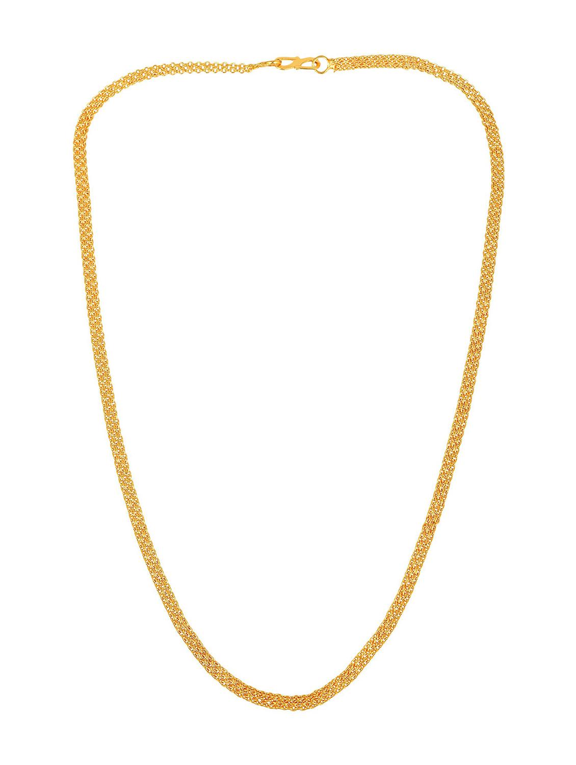 gold plated necklace chain  - 18573541 -  Zoom Image - 0