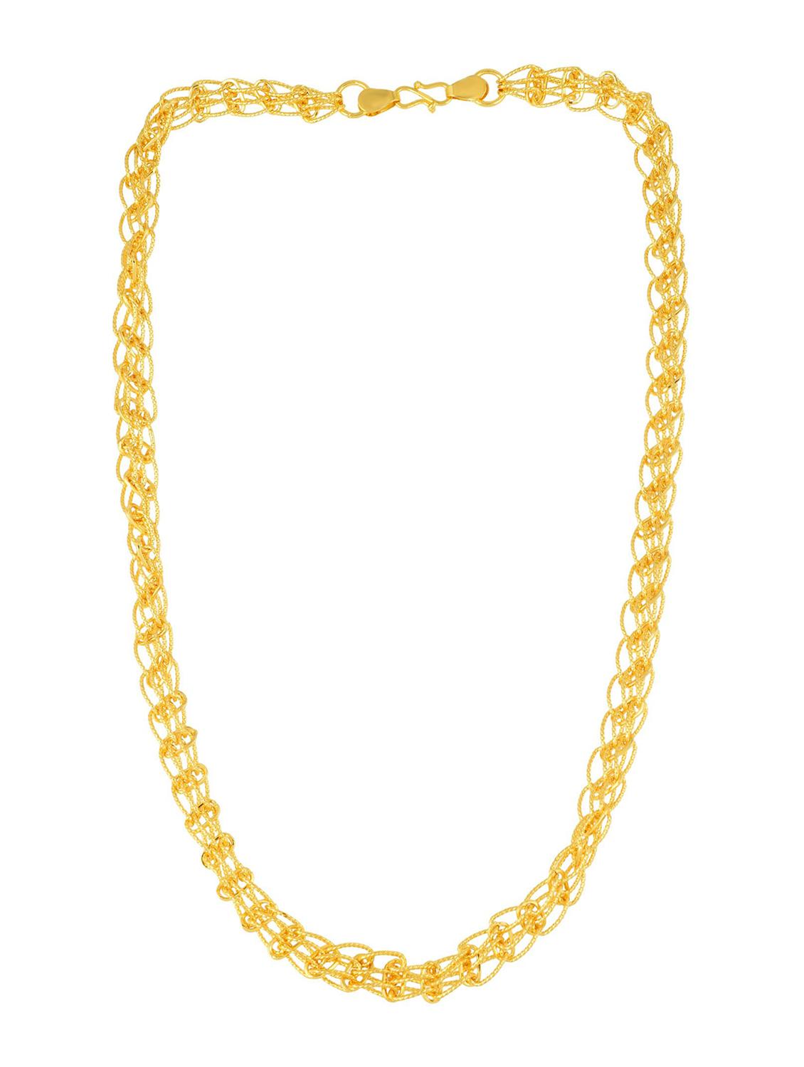 gold plated necklace chain  - 18573560 -  Zoom Image - 0