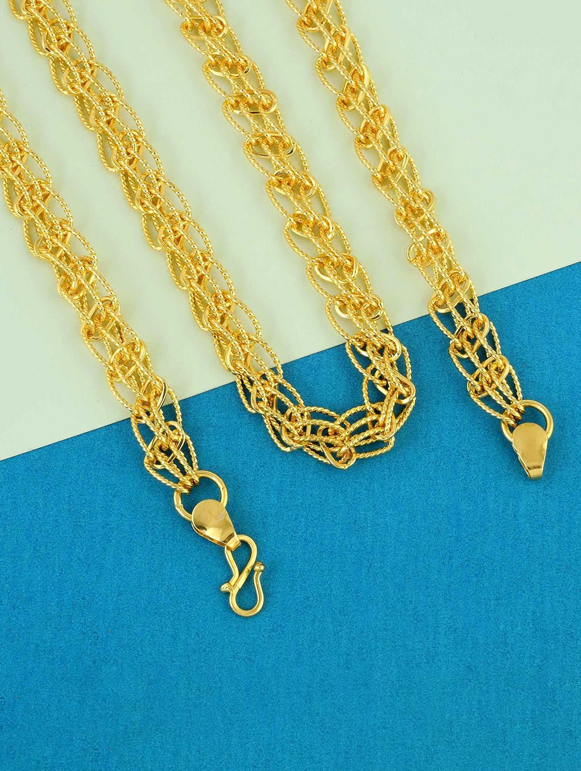 gold plated necklace chain - 18573560 - Standard Image - 1