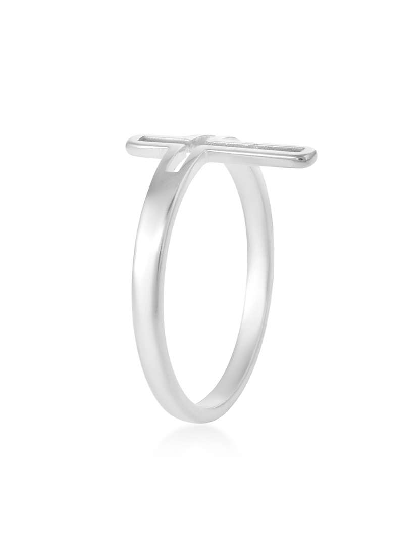 silver plated finger ring - 18573615 -  Standard Image - 1