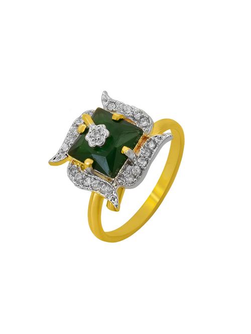 gold plated finger ring - 18573795 -  Standard Image - 0